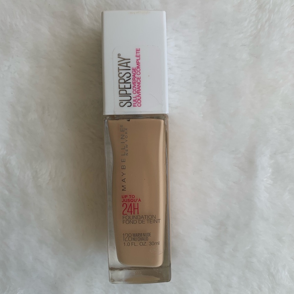 🆕 NWT 128 WARM NUDE maybelline foundation